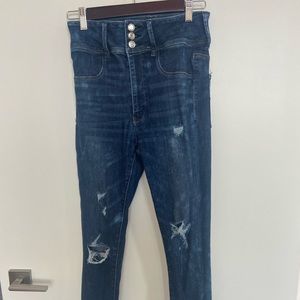 American Eagle Distressed X-long Jeans
